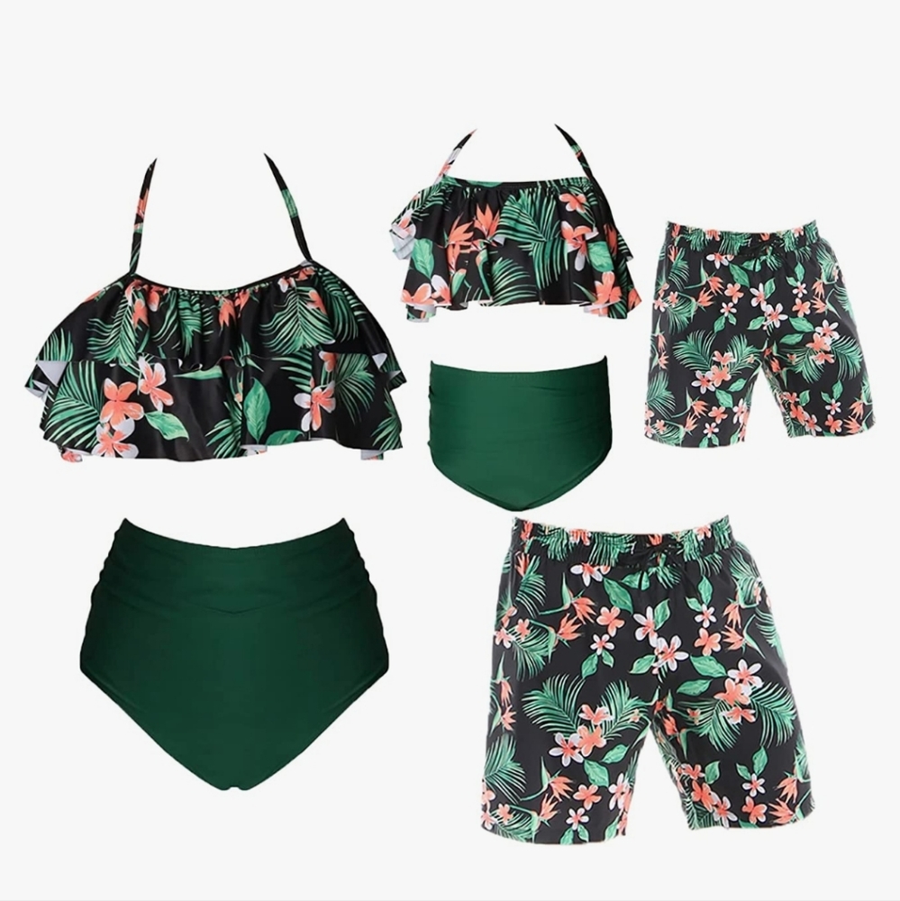 Family matching swim
